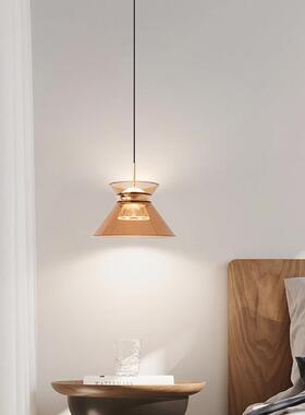 意式主卧床头小吊灯简约现代创意长线餐厅玻璃极简设计师卧室灯饰