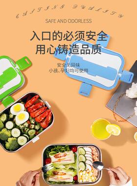 新款电热保温加热车载饭盒家车两用不锈钢二合一厨房家电跨境饭盒