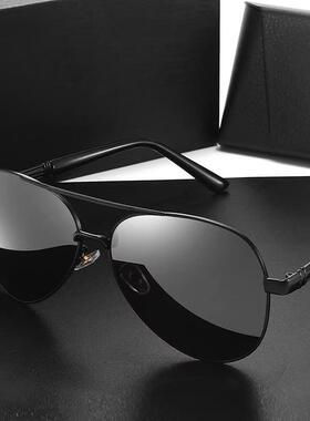 男士太阳镜日夜两用款抗UV偏光变色驾驶镜司机开 车钓鱼太阳眼镜