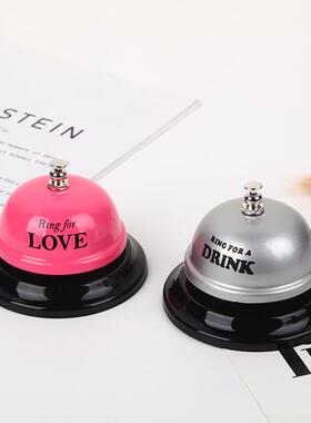 宠物按铃训练猫咪狗狗铃铛金属呼叫铃酒店吧台餐厅手按铃餐桌铃