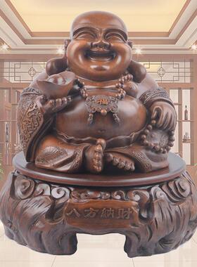 沙金系列佛像树脂工艺品笑八方纳财弥勒佛摆件家居风水摆饰招财