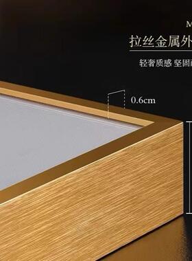 毛泽东周恩来画像铝合金框伟人装饰画玄关中堂客厅墙书房头像挂画