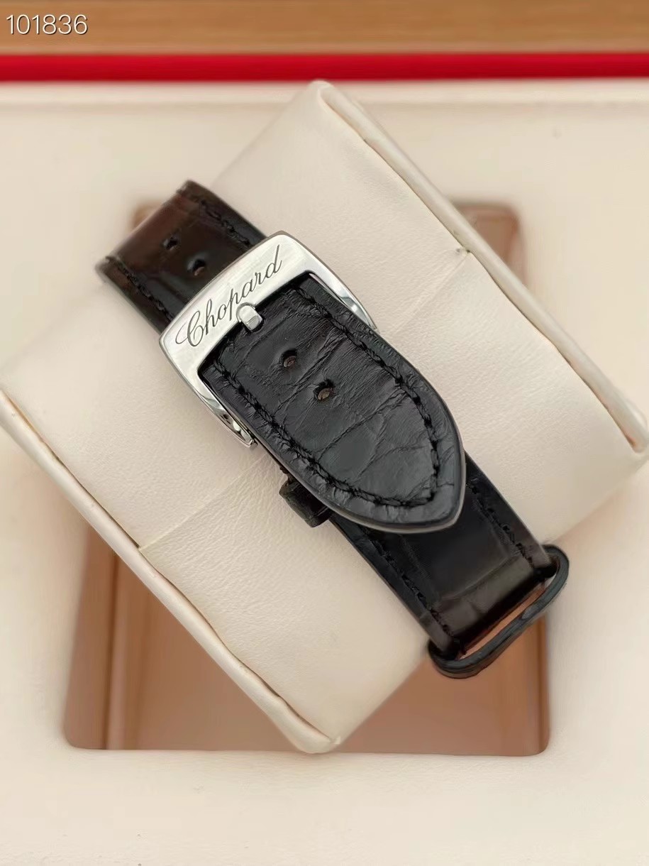 9.8 New Chopard Happy Diamond Watch Women's Seven Diamond Large Dial Rose Gold Automatic Mechanical Watch 278559