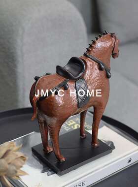 式树电TGR脂意式动物马家中居客厅视柜书房售楼处办公新室装饰品