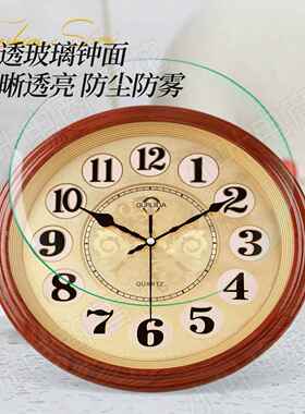 方型挂钟客厅钟表简约时尚家用挂墙时钟现代挂表方形石英钟静音