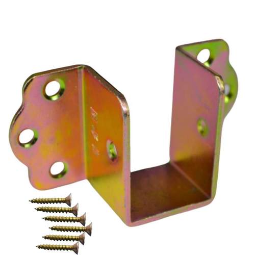 加厚实木床横梁方管托角30宽角码关铰耳朵挂扣钩家俱固定连接配件 - 图0