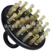 Horn comb manufacturer direct sales ring noble horn massage scalp comb household female sandalwood natural head meridian disc