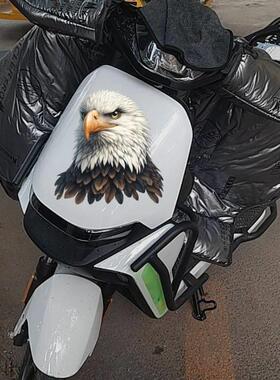 犀利老鹰贴纸电动车汽车自粘防水遮瑕贴画墙上玄关霸气老鹰贴纸画