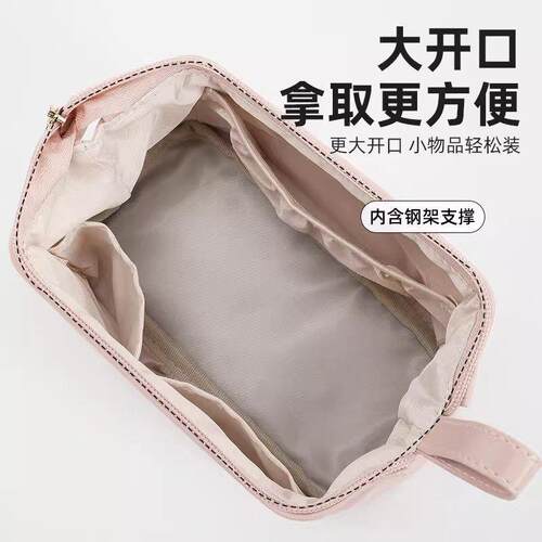 化妆包便携小容量女化妆收纳包新款外出旅行洗漱包多功能补妆包 - 图2