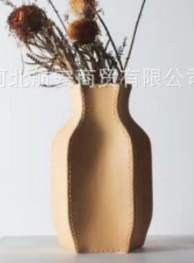 现代简约创意树脂不规则花器花插花瓶样板房售楼处桌面电视柜饰品