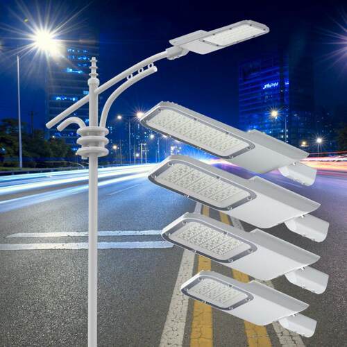 led路灯压铸路灯市政工程外销款50W100W150W200W可调支架路灯 - 图1