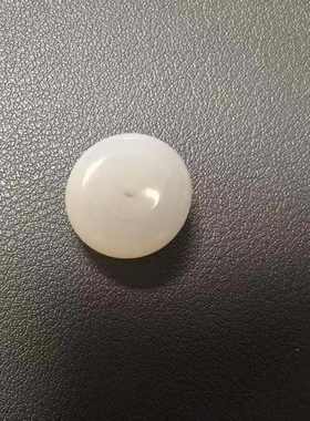 ZB74 和田玉平安扣 3.80g 直径16mm 配绳（附鉴定证书）