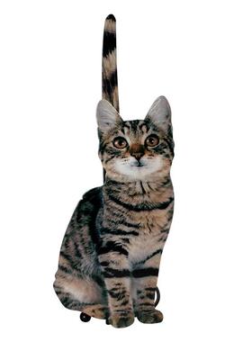 新款直销小猫卷纸摆件 家居餐巾纸架卫生间纸巾架铁艺工艺品 摆件