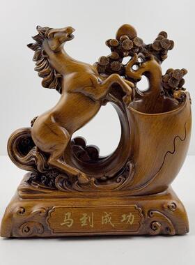 马二到成功十生肖千里公K6557马摆件创意办办室书房家居公桌装饰