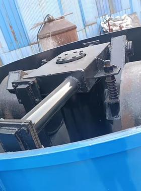 2000型双轮轮碾机平口搅拌机耐火泥型轮碾机混凝土砂浆混合机