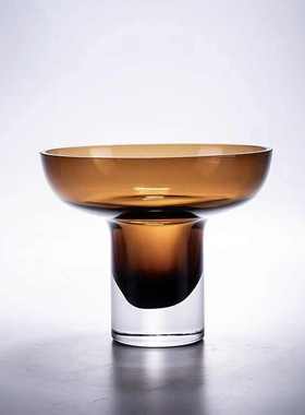 批发器创意摆件插花花干花工艺品奢轻现代  玻璃简约花瓶装饰品