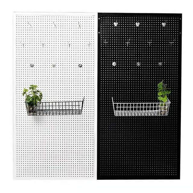 Tool wall hanging plate hole display rack hardware tool hook shelf accessories decoration storage wall