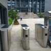 Supply NGM luxury infrared anti-pinch wing barrier, induction fast wing barrier machine, marble attendance wing barrier