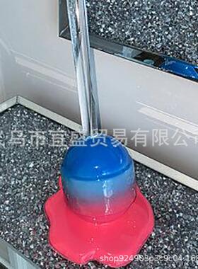 跨境新款融化棒棒糖树脂家居搞怪创意装饰棒棒糖甜美设计装修摆件