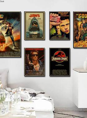 Classic Movie Poster Kraft Paper Posters Vintage Room Decor