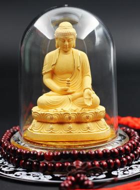 高档金馨豪千品车绒沙金手观音佛像汽车内饰本命佛属鼠护神载守摆
