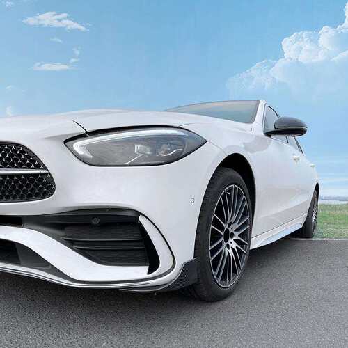 适用奔驰C级W206AMGC200C260C43Brabus巴博斯前包角车贴改装 - 图1