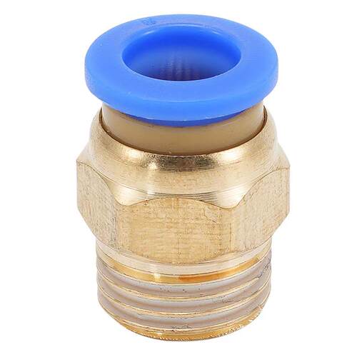 气动快速接头直通快插螺纹气管接头PC4-M5/6-01/8-02/12-04/14-02 - 图2