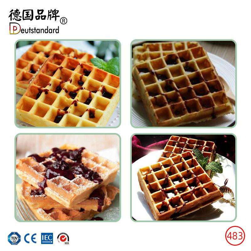 Commercial waffle machine, electric baking pan, waffle waffle equipment, grid waffle electric heating four-grid waffle machine