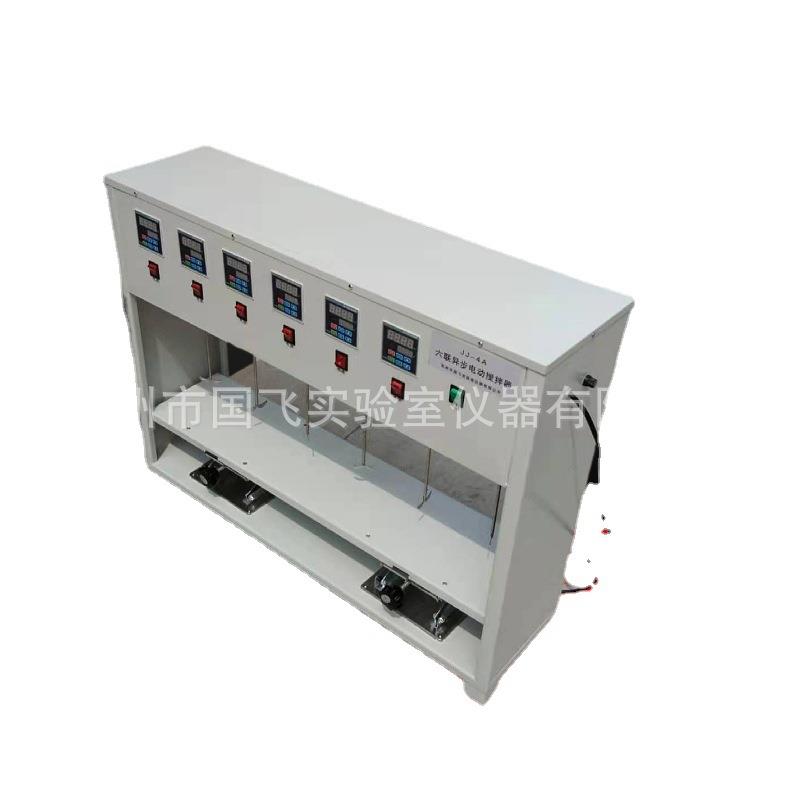 JJ-4A多头异步搅拌器水处理搅拌机实验室用六联恒速电动搅拌器 - 图3