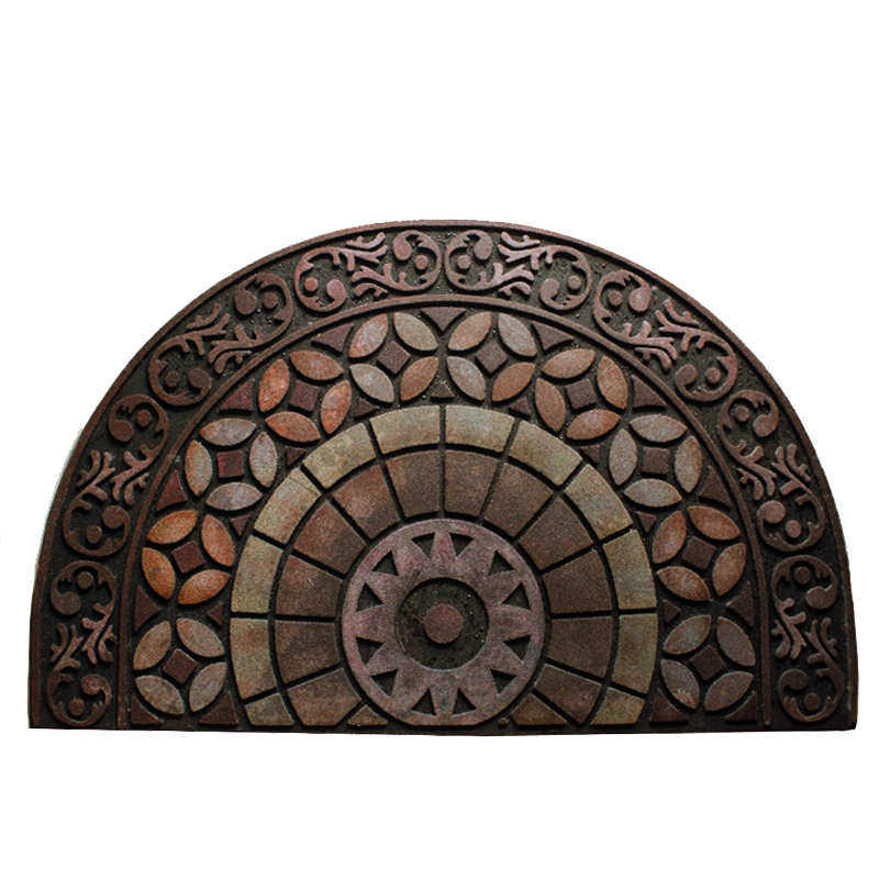 欧式门口半圆形橡胶地垫门垫进门入户垫防滑耐磨室外门外蹭土脚垫,淘宝优惠券,粉丝福利购,淘宝优惠卷