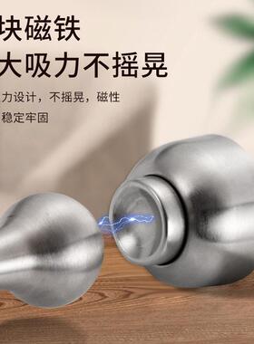 加厚不锈钢门吸木门房门门碰防撞门挡地吸打孔款强磁墙吸门顶