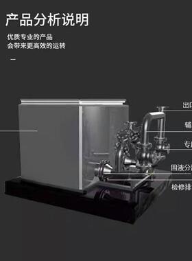 全自动反冲洗一体化污水提升固液分离装置全自动成套污水处理