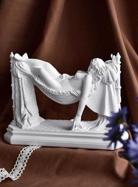 客厅电视柜摆件轻奢高档2025新款北欧维纳斯女神雕像装饰品家居玄