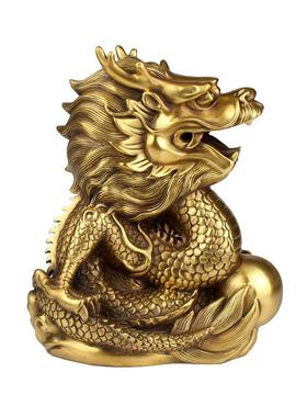 班德拉斯铜十二生肖鼠牛虎兔龙蛇马羊猴鸡狗猪摆件家居办公装饰品