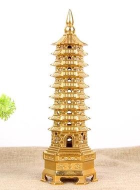黄铜文昌塔九层13层十三层 文昌塔摆件