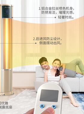 西奥多暖风机家用暖阳阳RF-6L-D/Y遥控可移动型取暖器电暖气