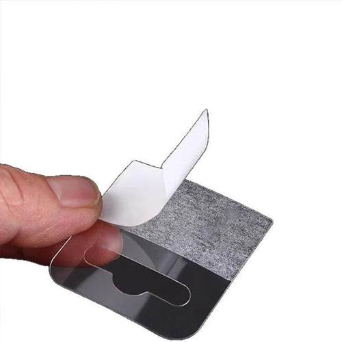 隐形抽屉拉手免打孔粘贴自粘柜门推拉门橱柜柜子衣柜玻璃窗门把手 - 图3