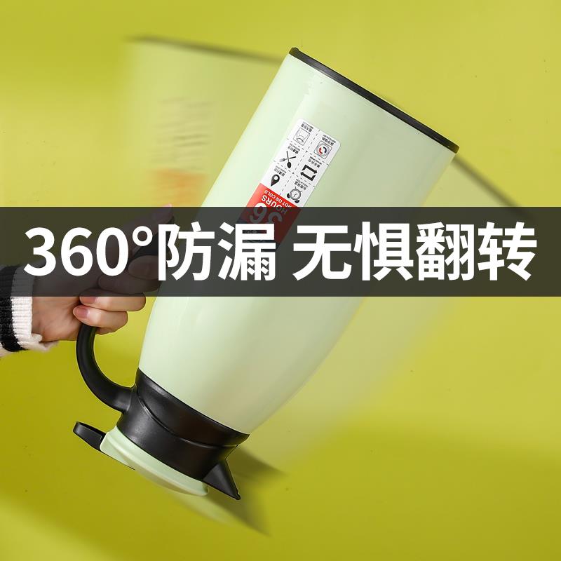 华顺浩1900ML保温36小时家用大容量可携式热水瓶壶玻璃开 水瓶小 - 图2