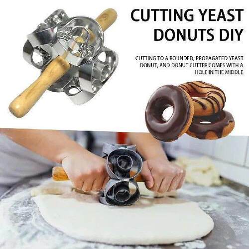 Doughnut-Shapes Rolling Cutter Easy To Clean Portable Donut - 图1