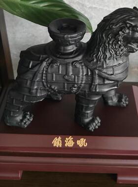 沧州铁狮子镇海吼办公室摆件镇宅地标