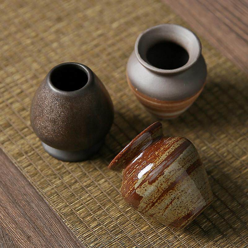 Tea whisk set for making matcha, bamboo brush, Japanese tea baking, tea ceremony tea set, hundred-year-old coarse pottery tea whisk