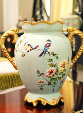 正品欧客式覆摆古陶瓷大号花瓶花艺插居花器厅家居装饰件乔迁新礼