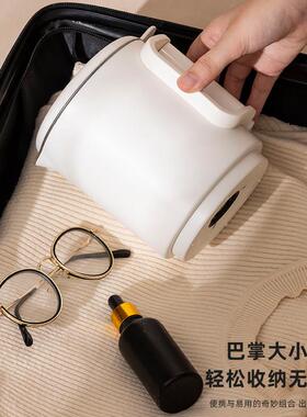 全钢折叠水壶旅行出差保温可携式烧水壶不锈钢电热水杯迷你家用