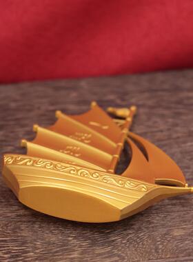 一帆风顺酒柜玄关书架桌面福龙帆船家居客厅办公室店铺开业饰品