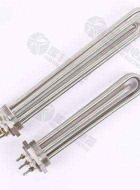 法兰加热管太阳能工程水箱加热管304不锈钢六角螺纹丝扣加热管