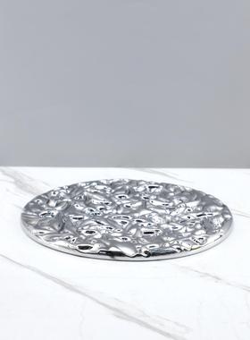 样板房装饰品玻璃圆形装饰摆件