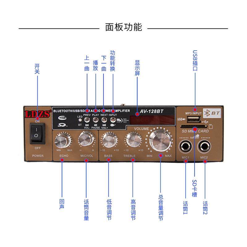 220V大功率家用蓝牙功放机专业音响音箱卡拉OK舞台发烧HIFI公放机,淘宝优惠券,粉丝福利购,淘宝优惠卷
