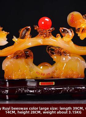 富字玉如意饰品创意工艺客厅博古架展示柜家居装饰饰品新中国风