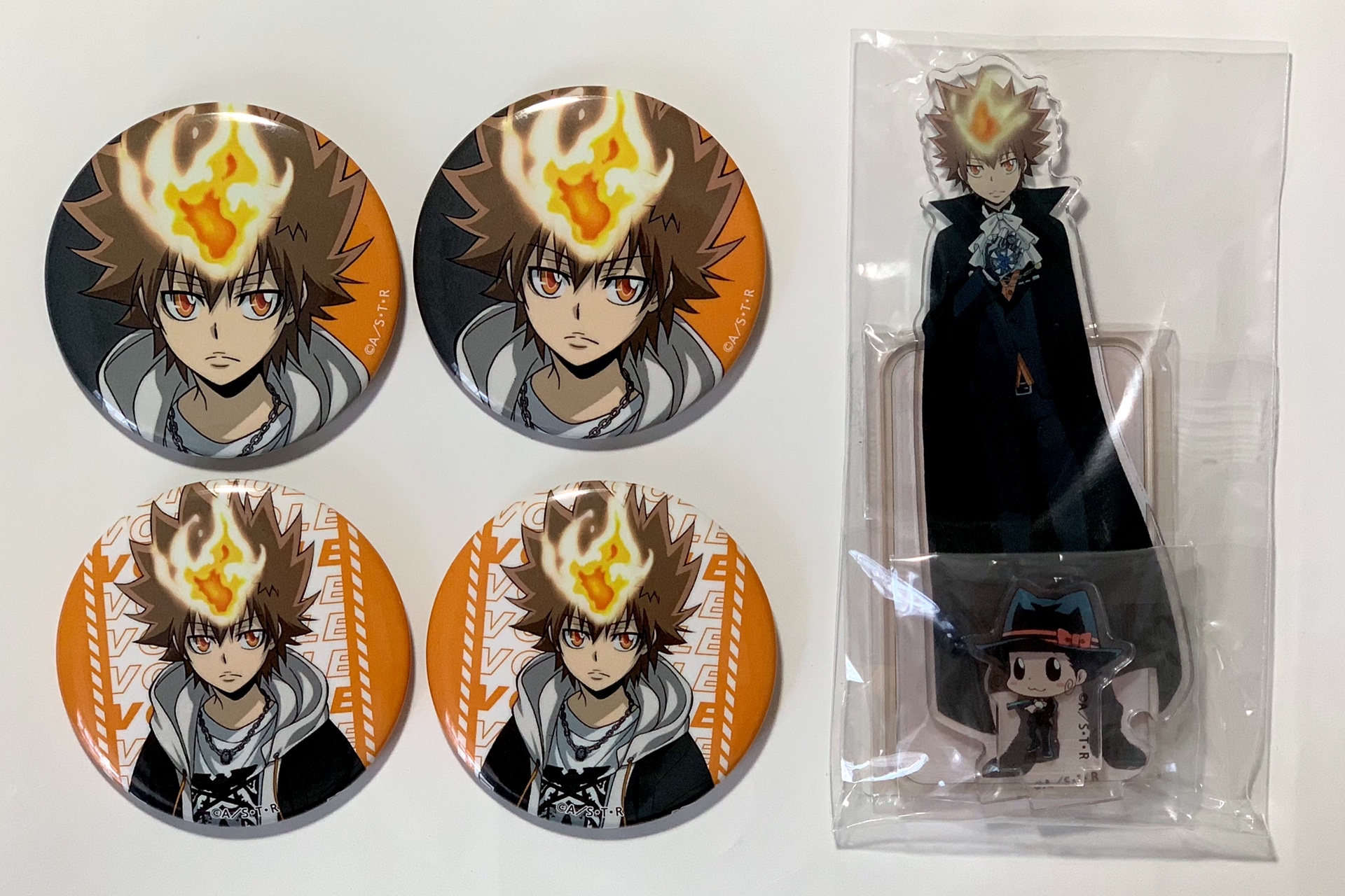 市場 中古 Di 44mm缶バッジ キャラクター バッジ ナンジャタウン Festa ピンズ 家庭教師ヒットマンreborn 沢田綱吉