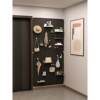 Metal perforated board custom entry door porch balcony desk wall storage rack wall magnetic storage rack accessories